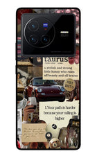Taurus Zodiac Vivo X80 Glass Case