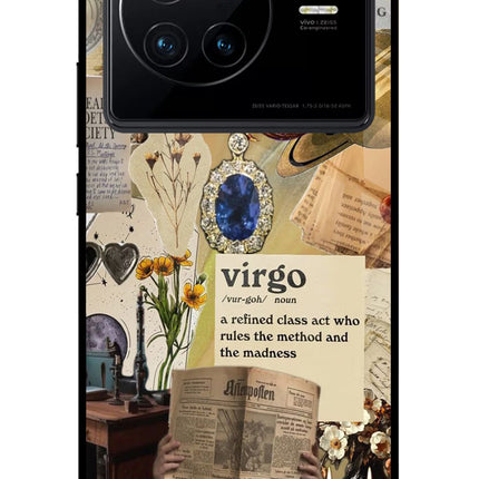 Virgo Zodiac Vivo X80 Glass Case