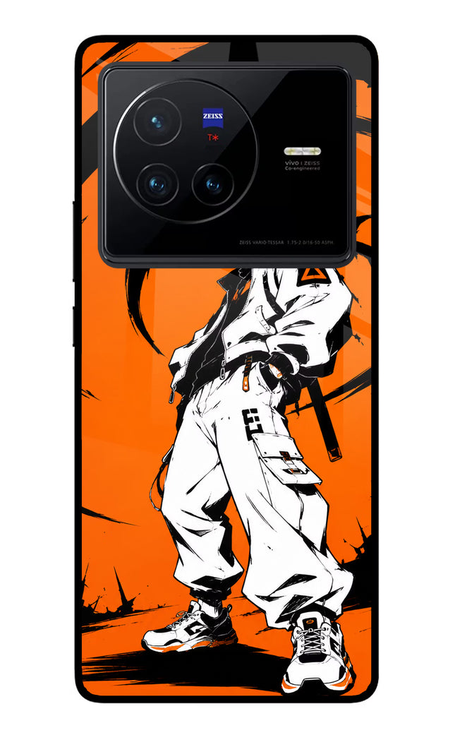 Street Samurai  Vivo X80 Glass Case