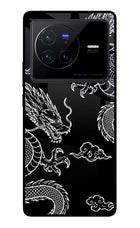 Twin Dragons Vivo X80 Glass Case