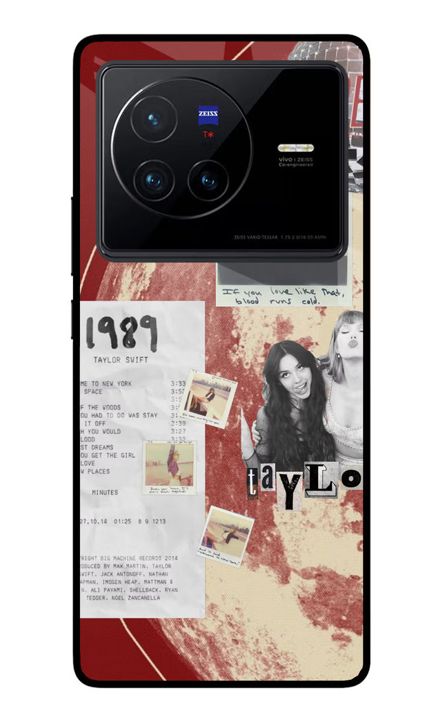 Taylor Swift Vivo X80 Glass Case