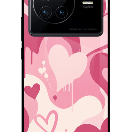 Hearty case Vivo X80 Glass Case