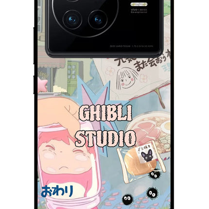 Studio Ghibli Vivo X80 Glass Case