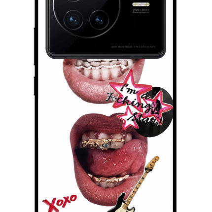 Rockstar Vivo X80 Glass Case