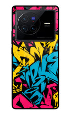 Graffiti Vibe Vivo X80 Glass Case