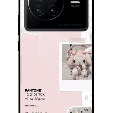 Pantone Asthetic Vivo X80 Glass Case