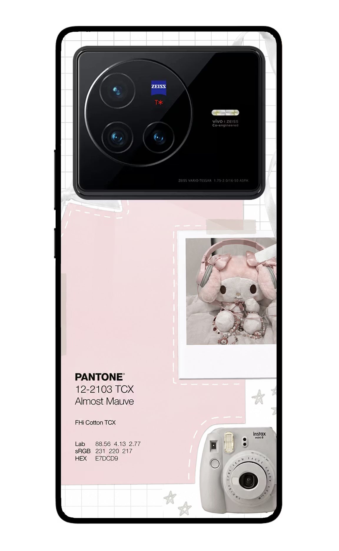 Pantone Asthetic Vivo X80 Glass Case