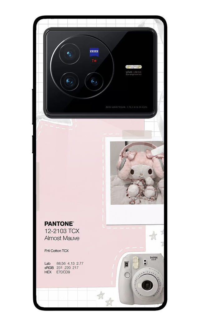 Pantone Asthetic Vivo X80 Glass Case