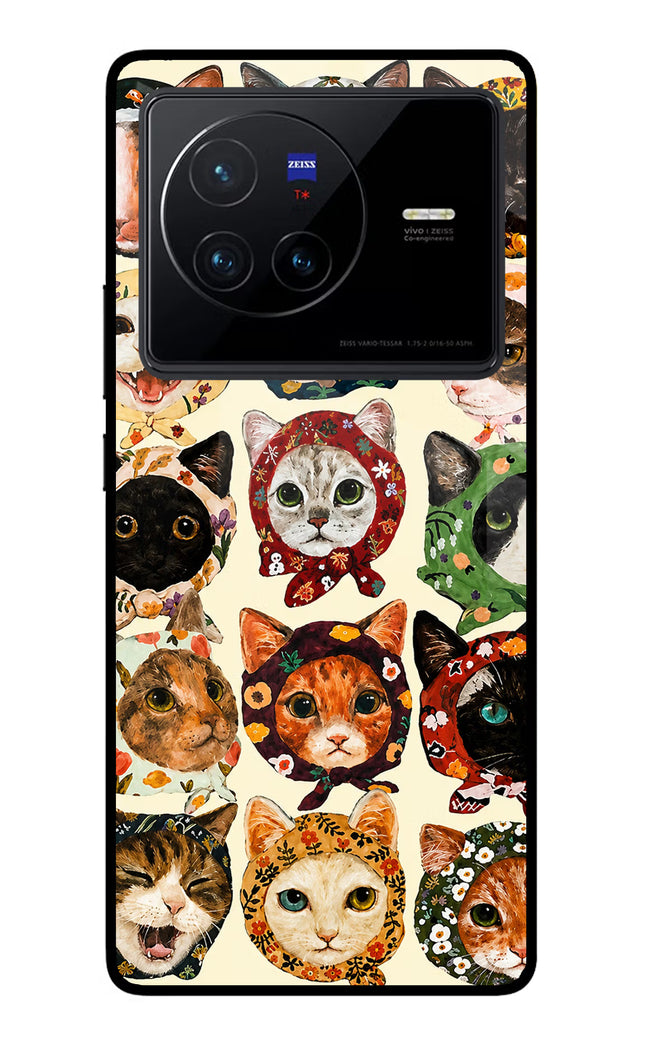 Cool Cat Vivo X80 Glass Case