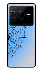 Blue Web Vivo X80 Glass Case