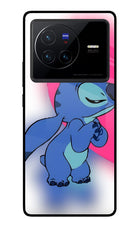 Stitch Hug Vivo X80 Glass Case