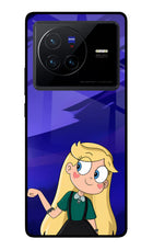 Star Glow Vivo X80 Glass Case