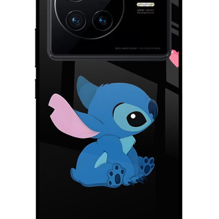 Stitch Crush Vivo X80 Glass Case
