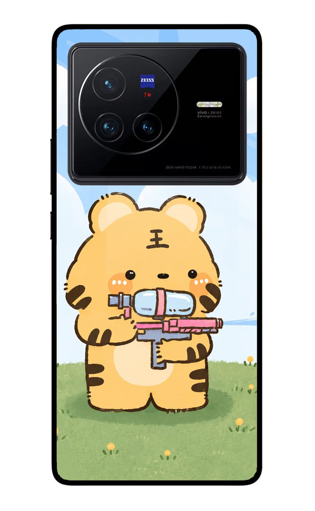 Tiger Treat Vivo X80 Glass Case