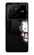 Kitty Charm Vivo X80 Glass Case