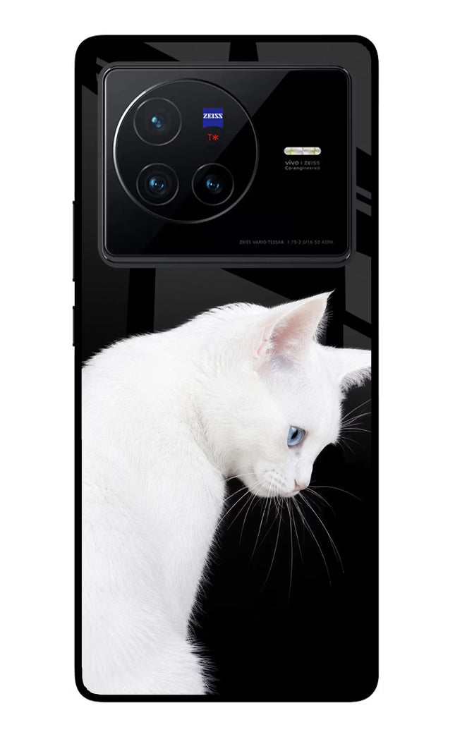 Snow Gaze Vivo X80 Glass Case