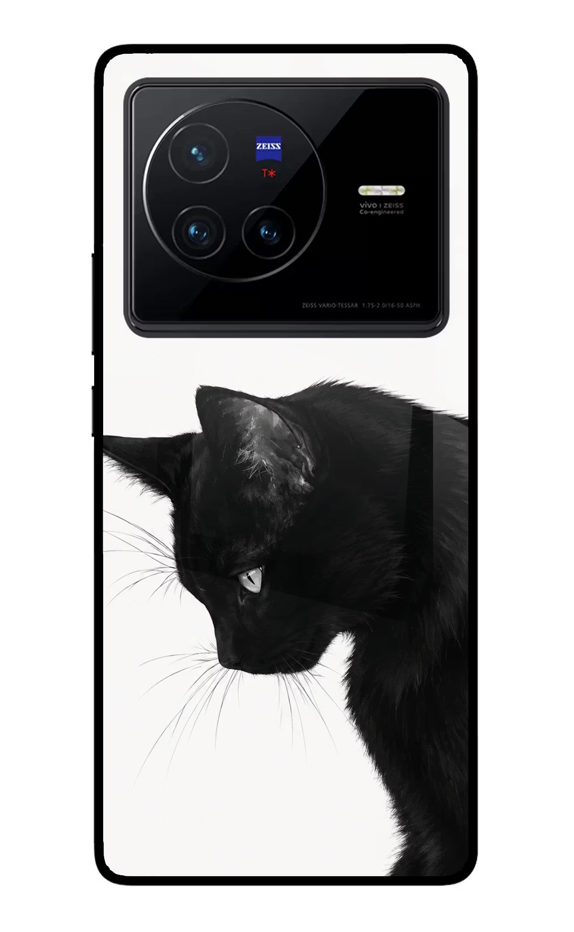 Shadow Gaze Vivo X80 Glass Case