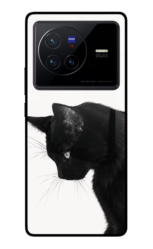 Shadow Gaze Vivo X80 Glass Case