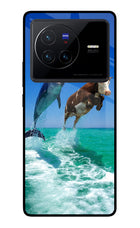 Dolphin vs Cow Vivo X80 Glass Case