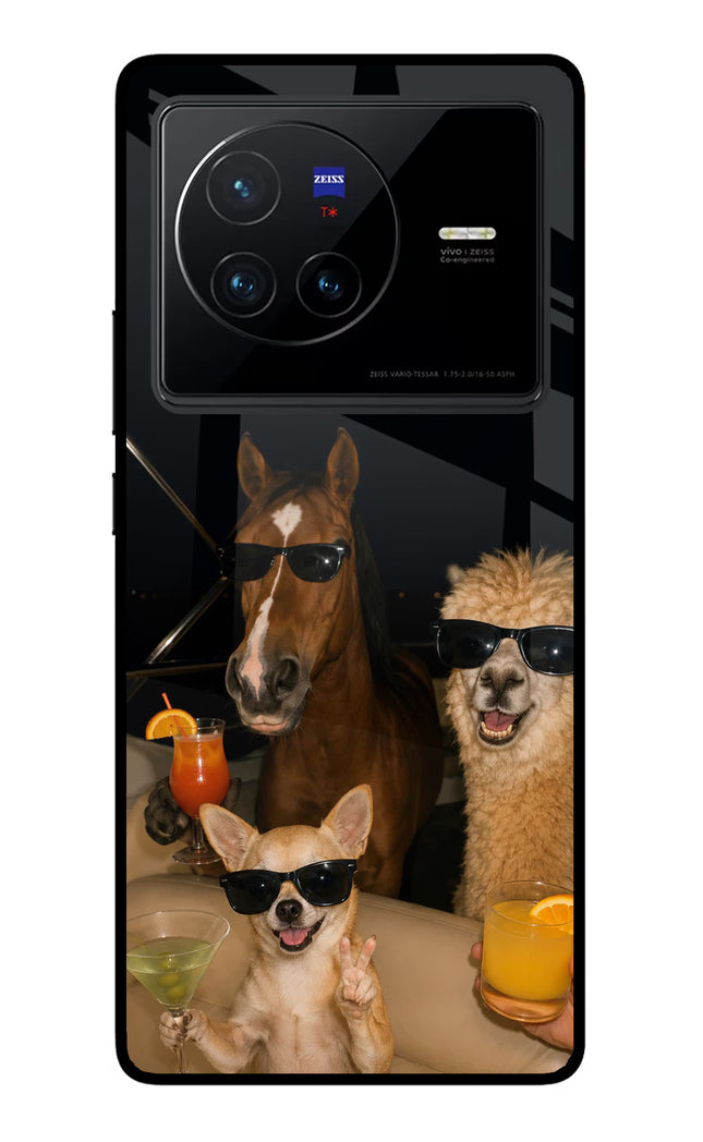 Party Squad Vivo X80 Glass Case