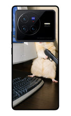 Hacker Hamster Vivo X80 Glass Case