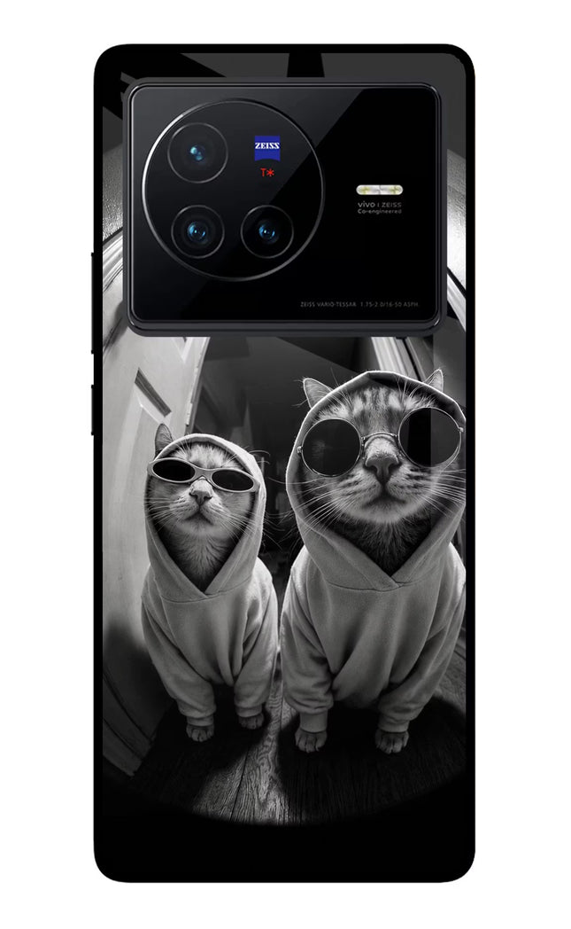 Hood Cats Vivo X80 Glass Case
