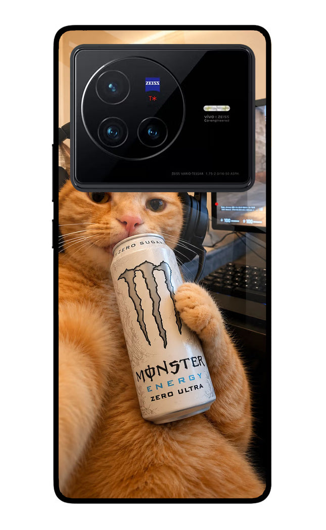 Gamer Cat Energy Vivo X80 Glass Case