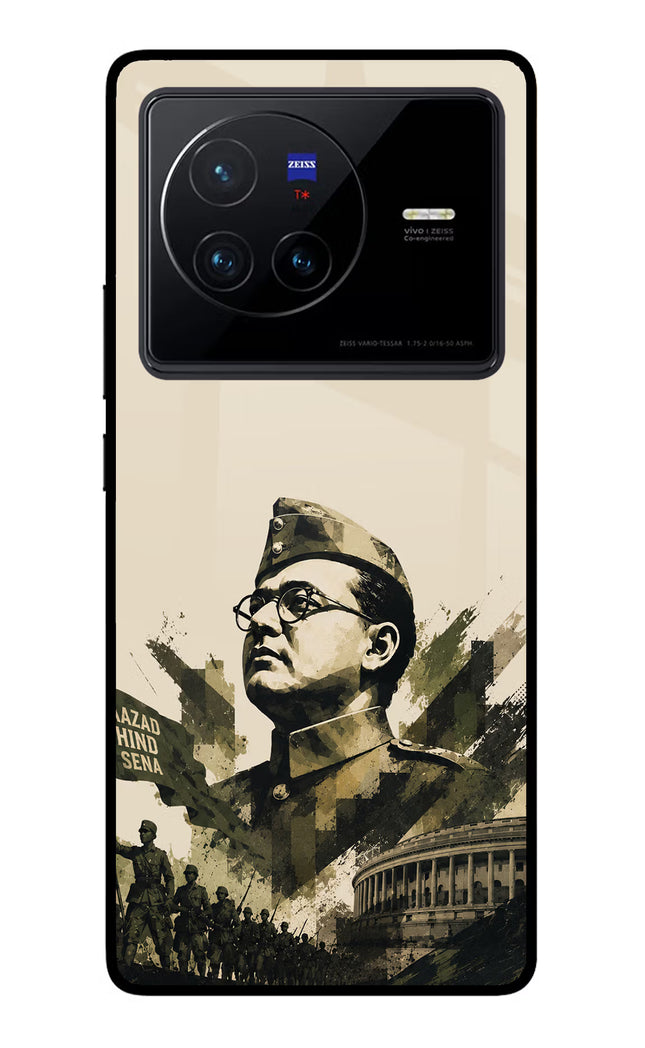 Netaji Rising Vivo X80 Glass Case