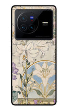 White Lily Vivo X80 Glass Case