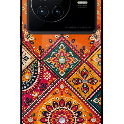 Kutch Glow Vivo X80 Glass Case