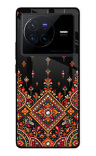 Noir Mehfil Vivo X80 Glass Case