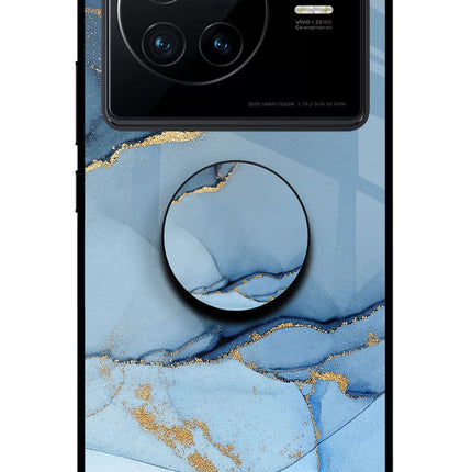 Blue Marble Vivo X80 Glass Case