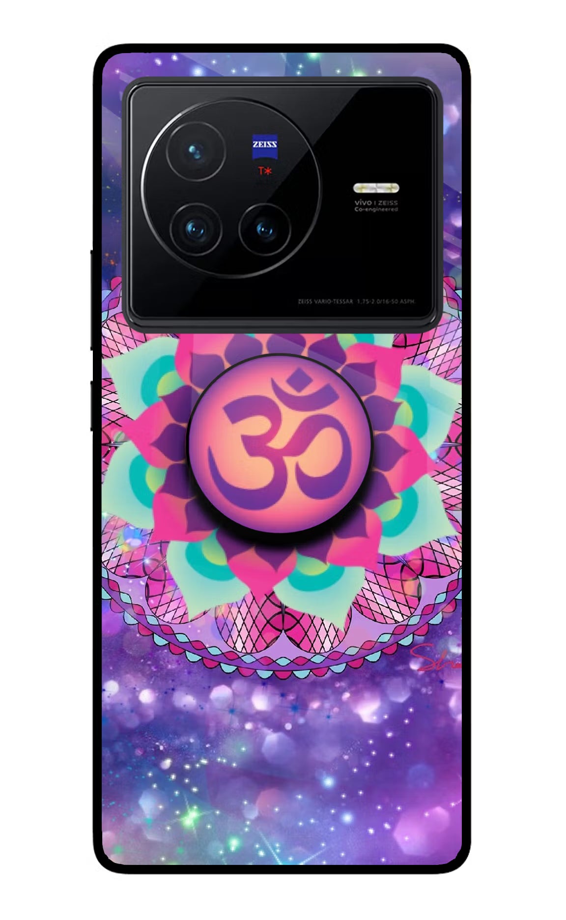 Om Purple Vivo X80 Pop Case by Casekaro