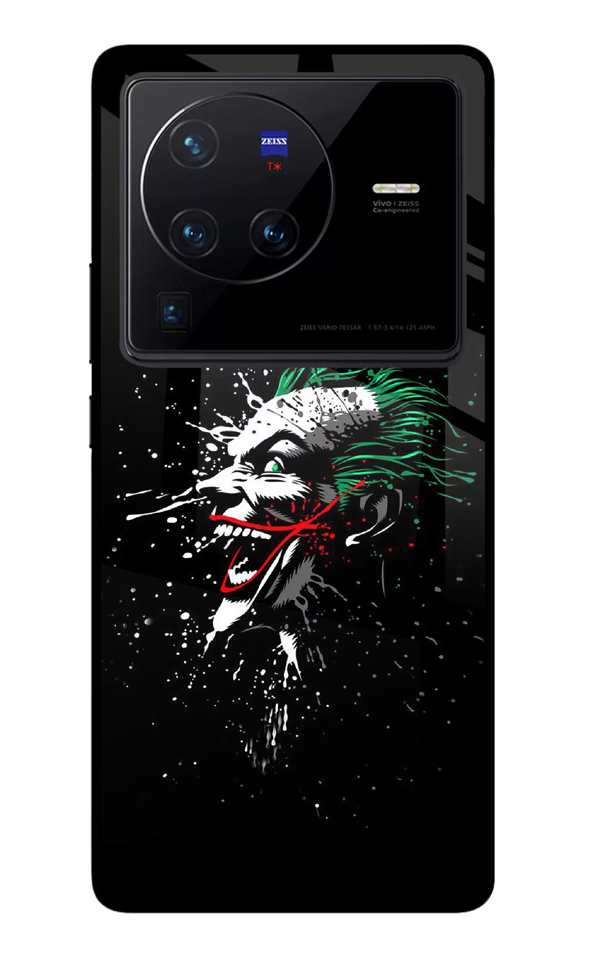 Joker Vivo X80 Pro Glass Case Back Cover by Casekaro