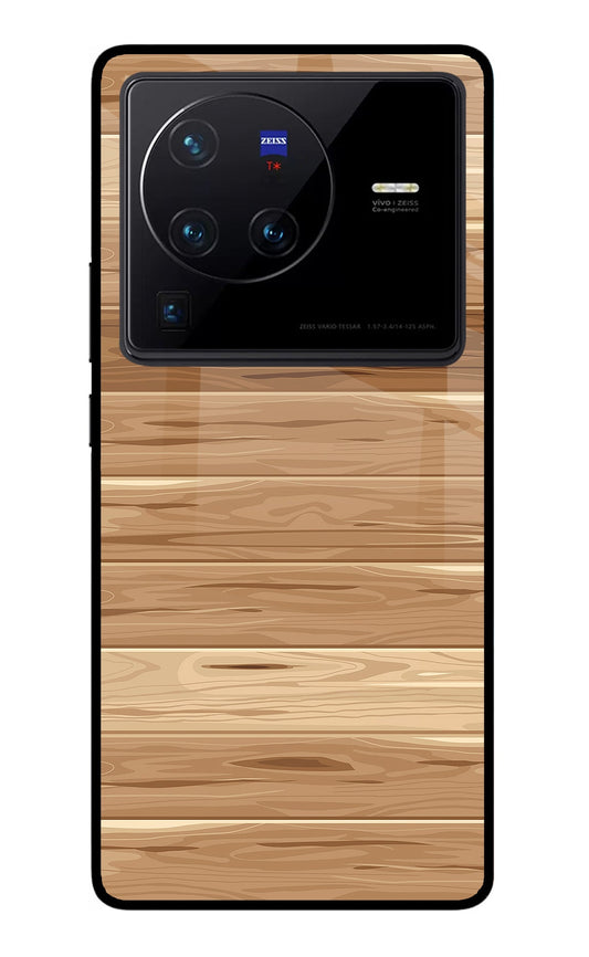 Wooden Vector Vivo X80 Pro Glass Case