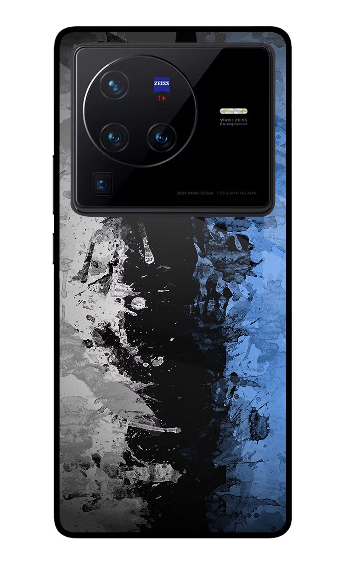 Artistic Design Vivo X80 Pro Glass Case Back Cover by Casekaro