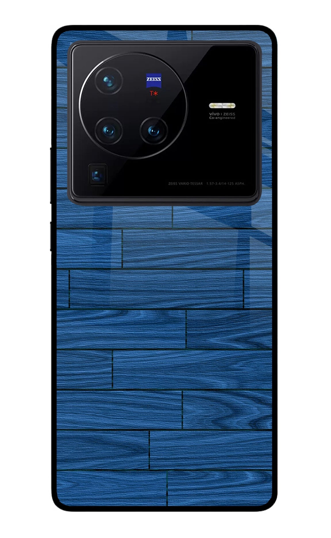 Wooden Texture Vivo X80 Pro Glass Case