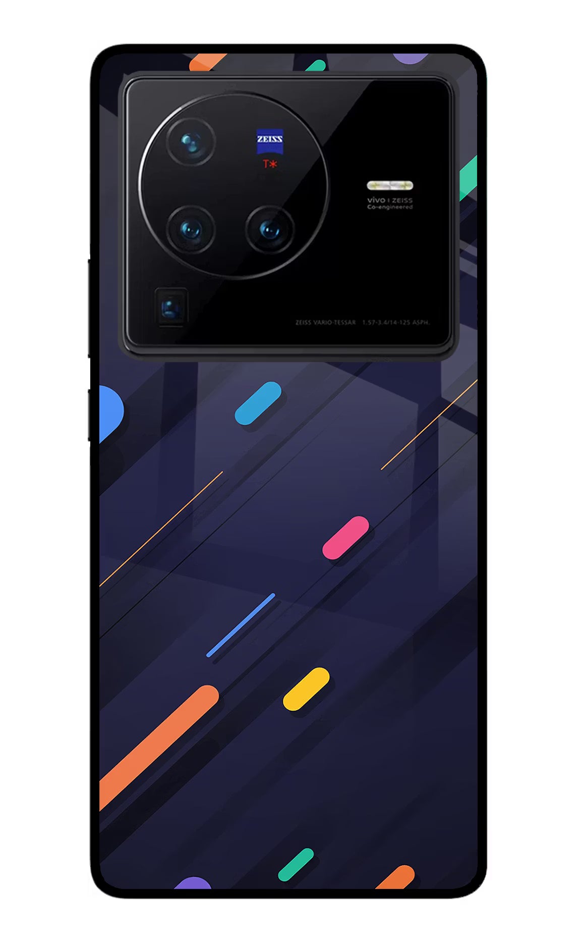 Abstract Design Vivo X80 Pro Glass Case