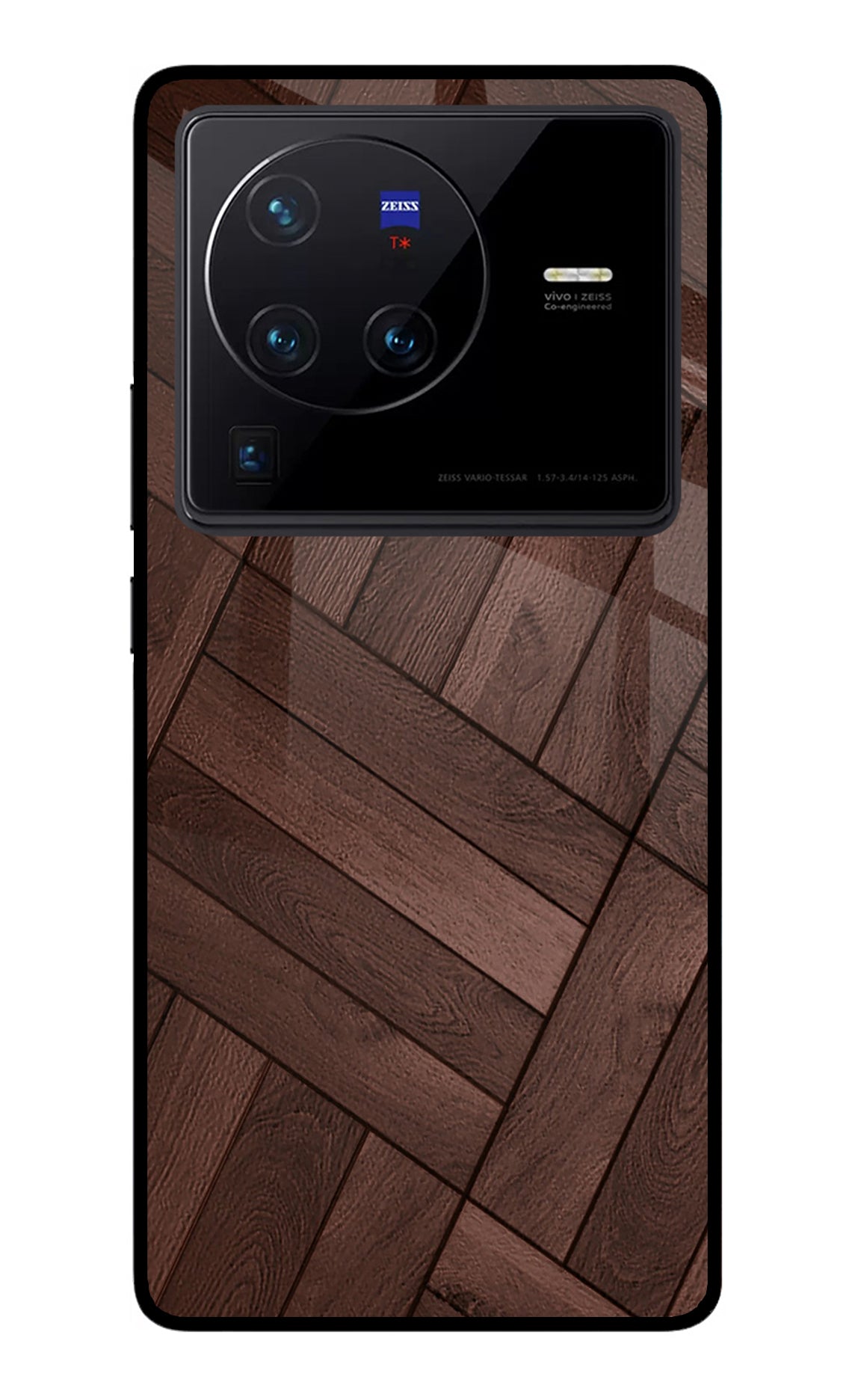 Wooden Texture Design Vivo X80 Pro Back Cover