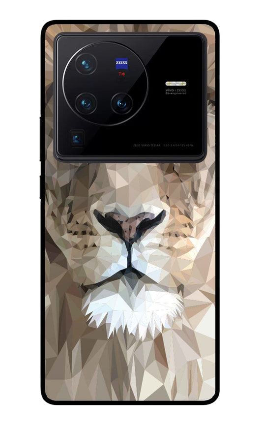 Lion Art Vivo X80 Pro Glass Case