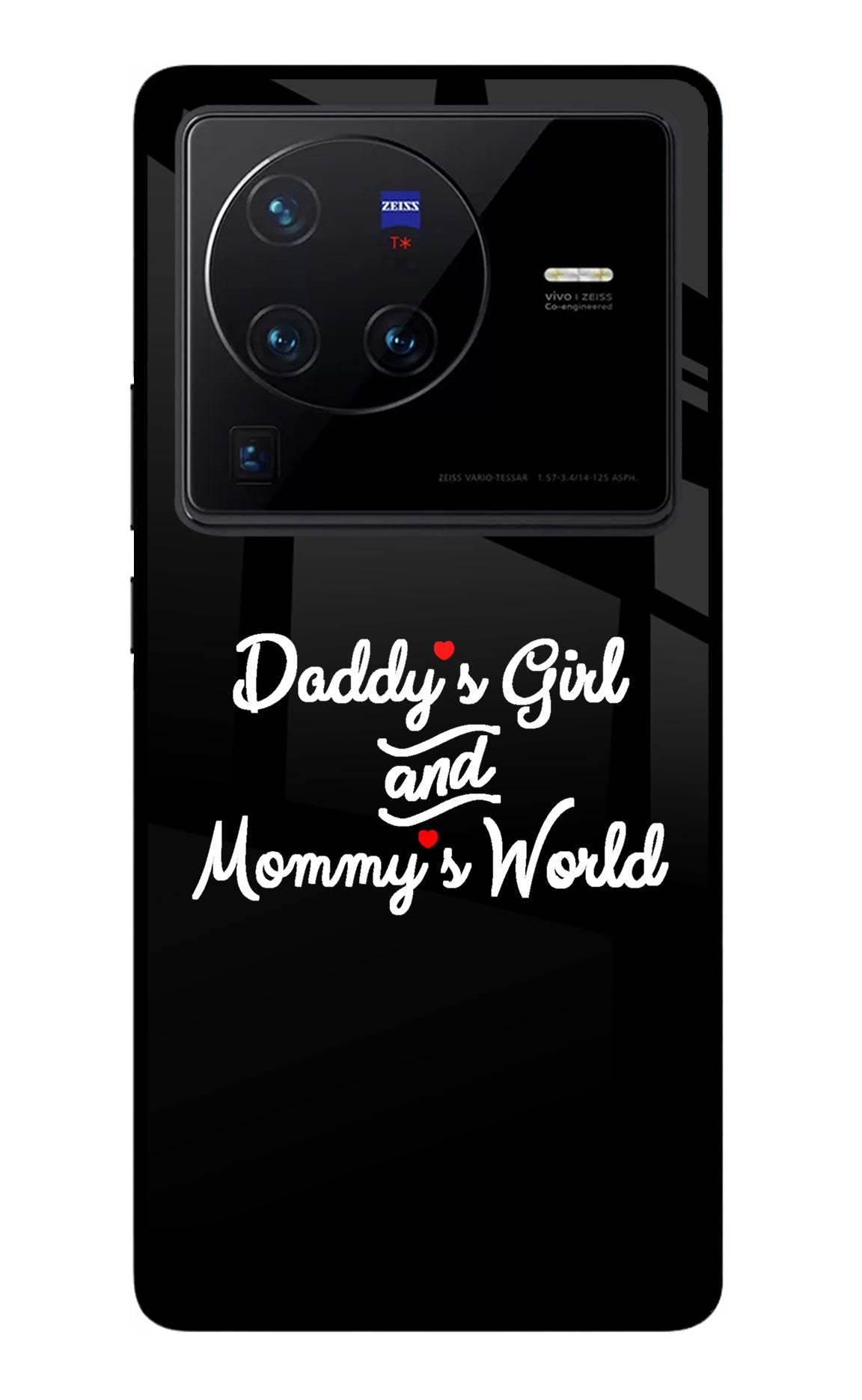 Daddy's Girl and Mommy's World Vivo X80 Pro Back Cover