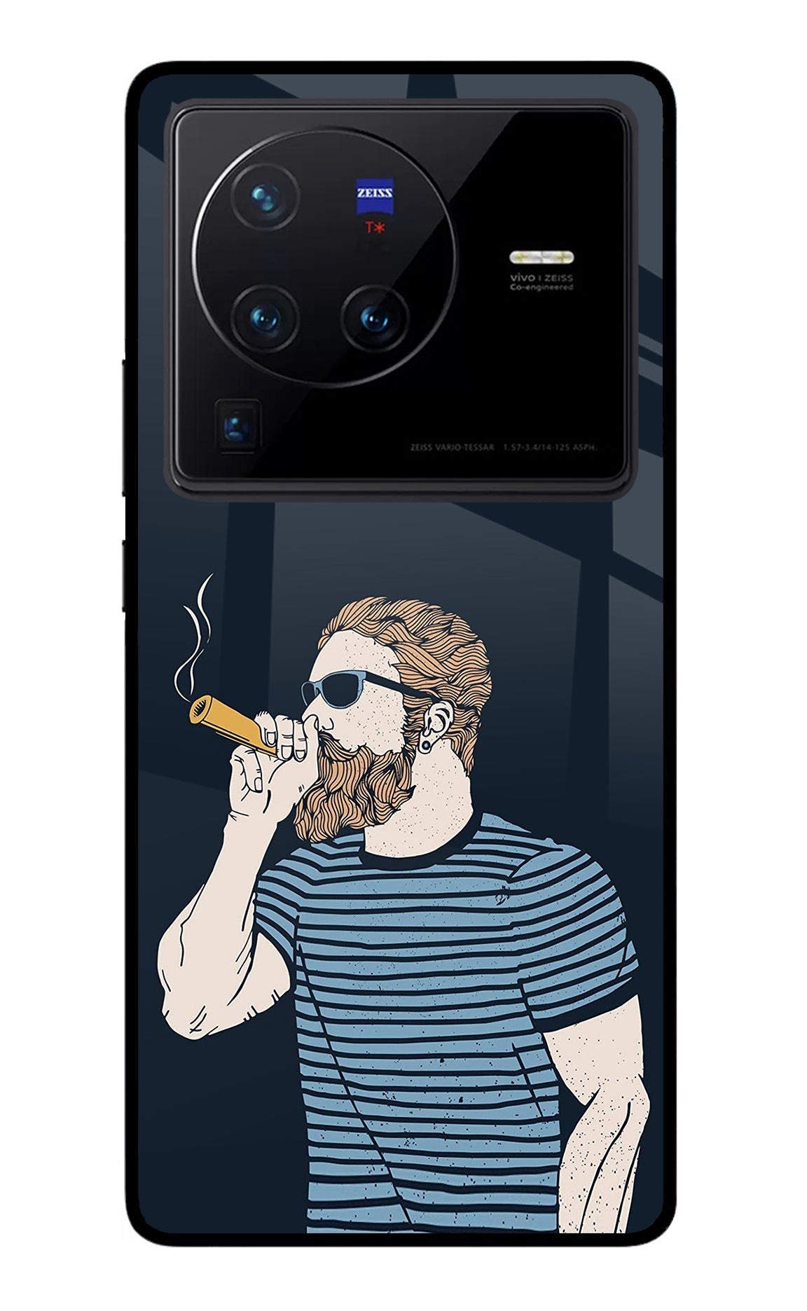 Smoking Vivo X80 Pro Glass Case