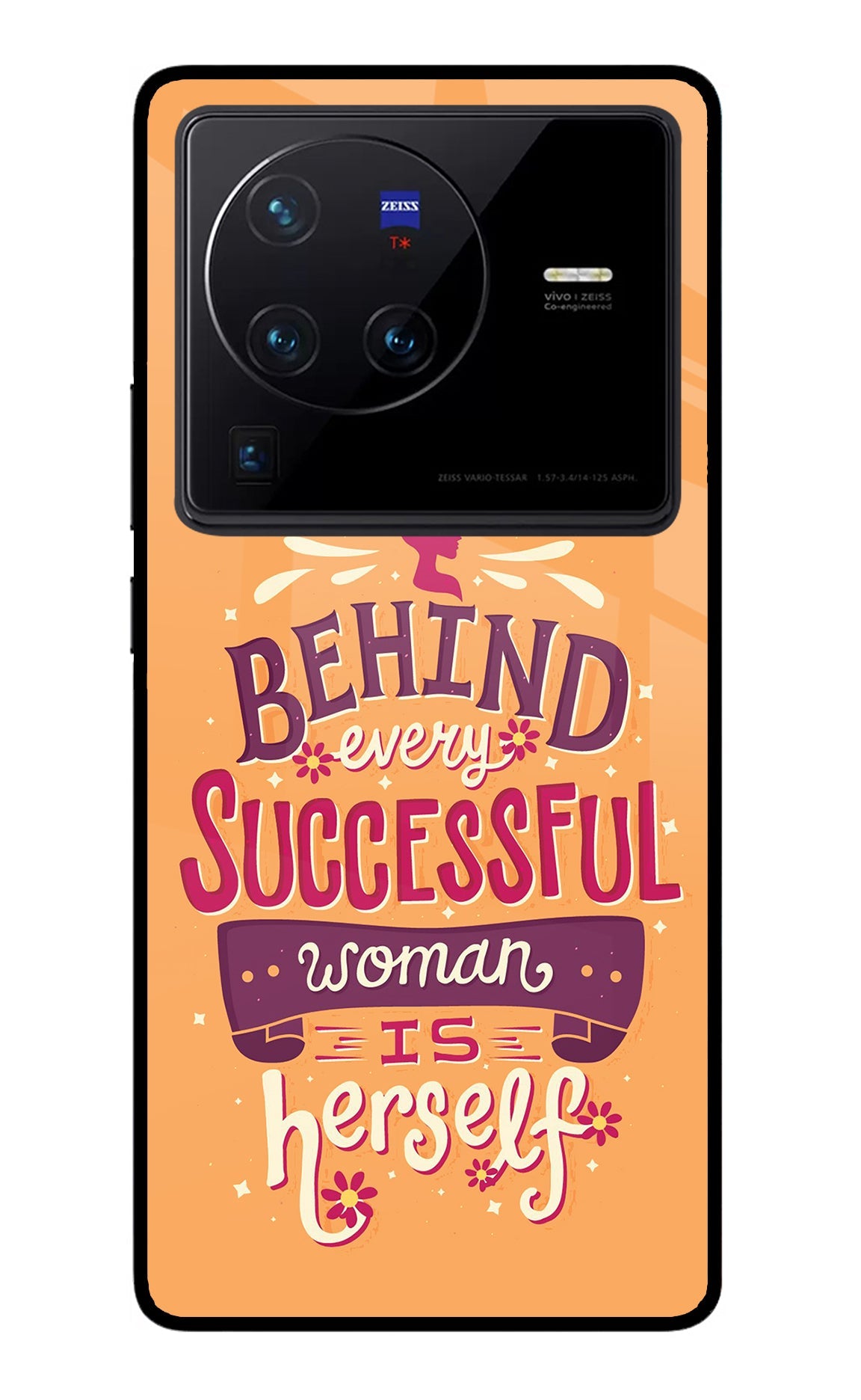 Behind Every Successful Woman There Is Herself Vivo X80 Pro Back Cover