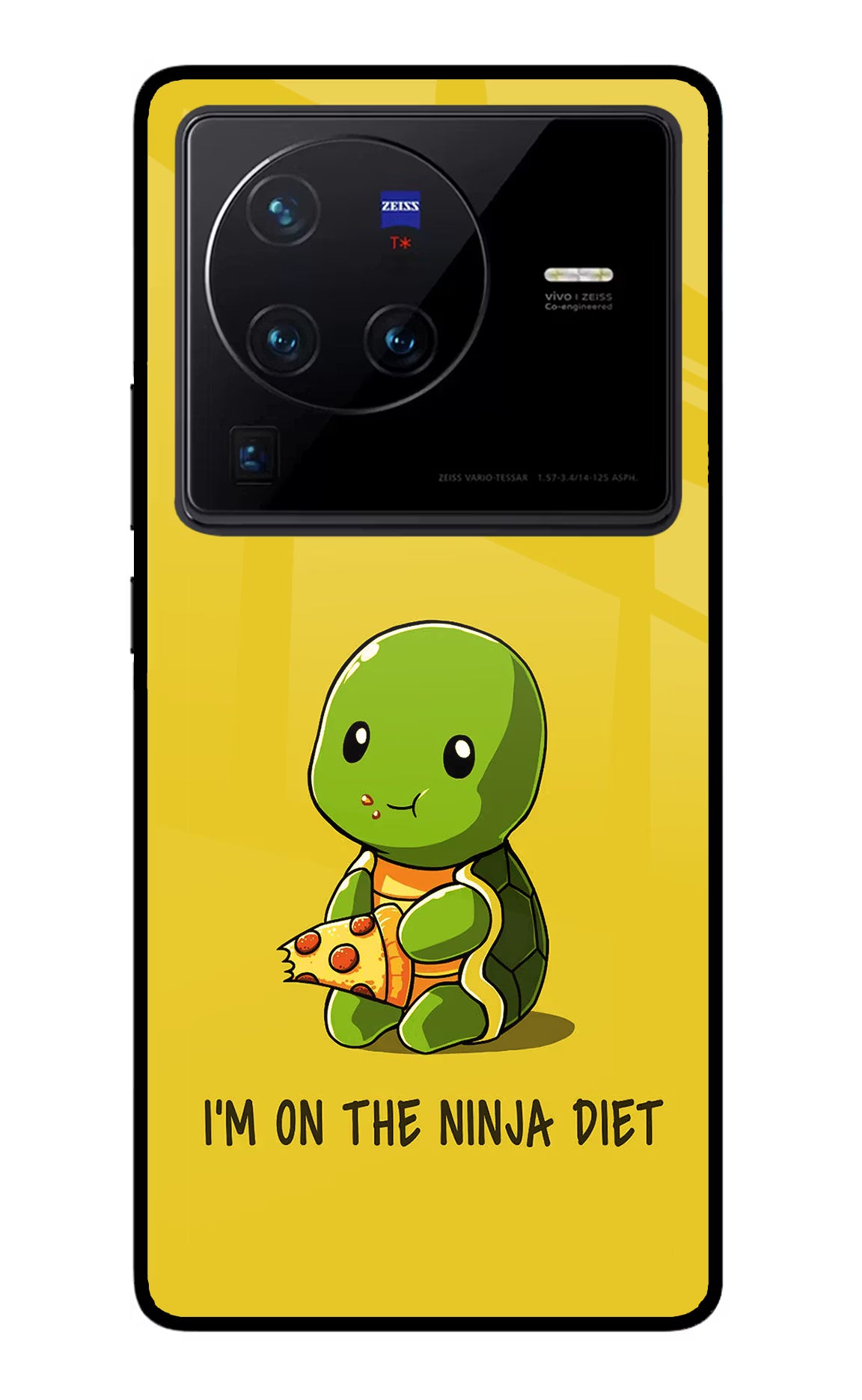 I'm on Ninja Diet Vivo X80 Pro Glass Case Back Cover by Casekaro