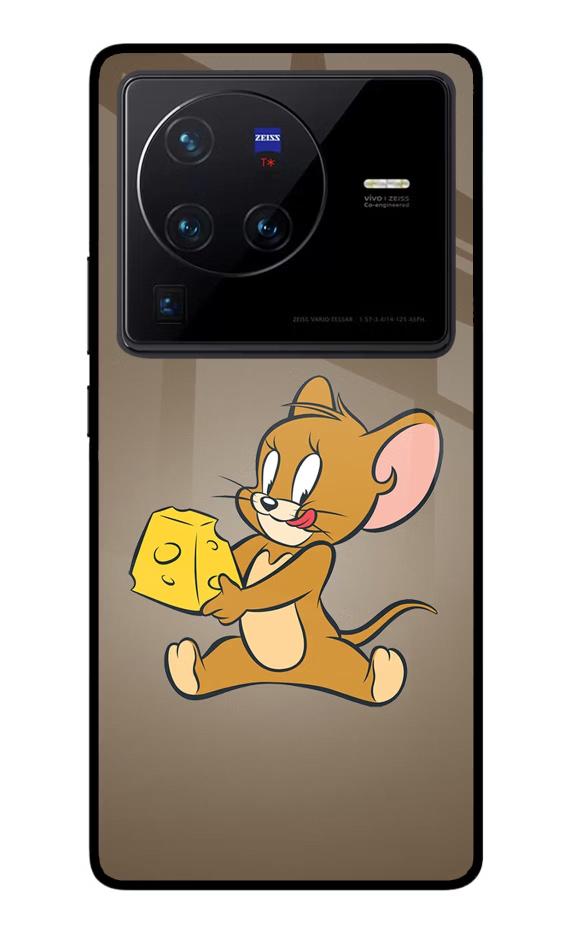 Jerry Vivo X80 Pro Glass Case Back Cover by Casekaro