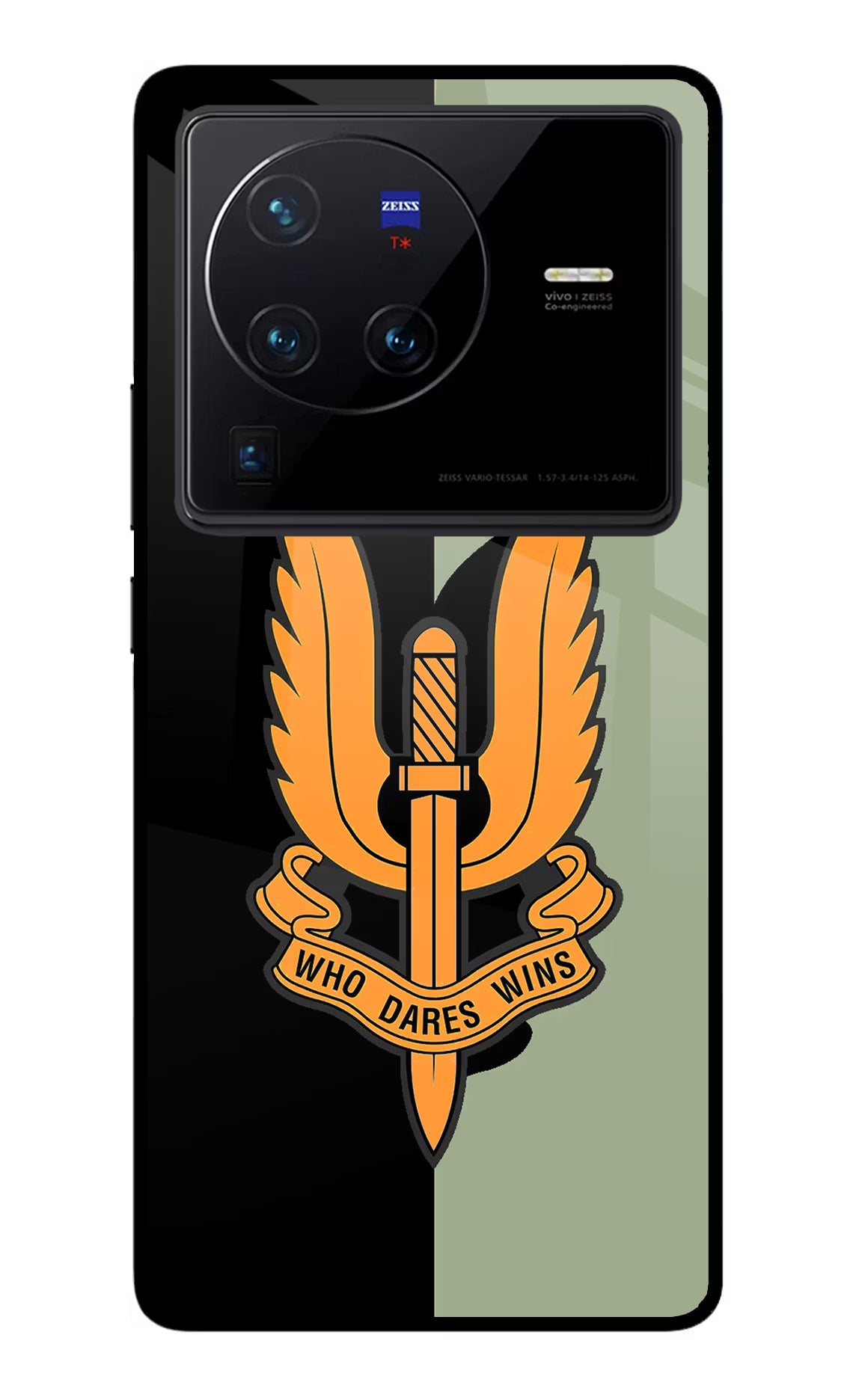 Balidan Logo Vivo X80 Pro Glass Case Back Cover by Casekaro