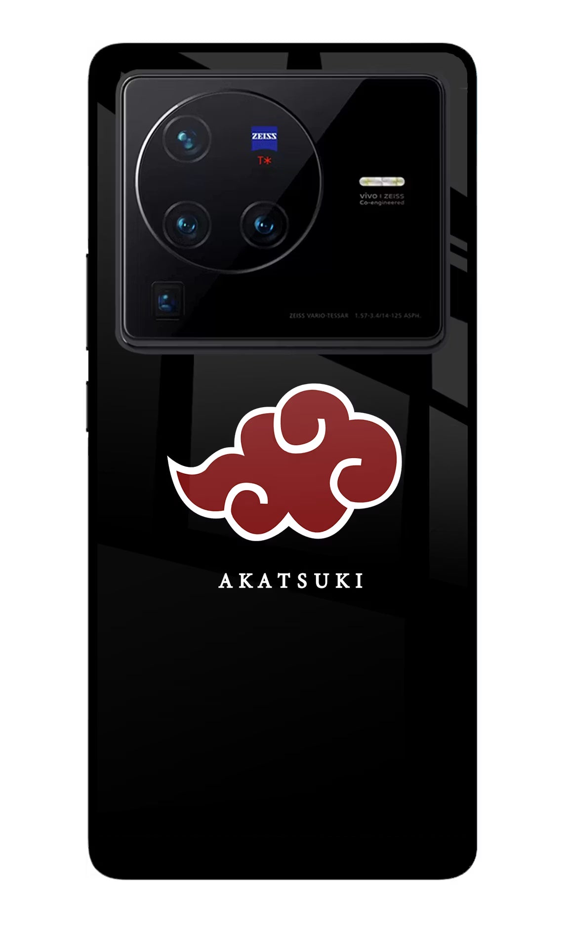 Akatsuki Vivo X80 Pro Glass Case Back Cover by Casekaro