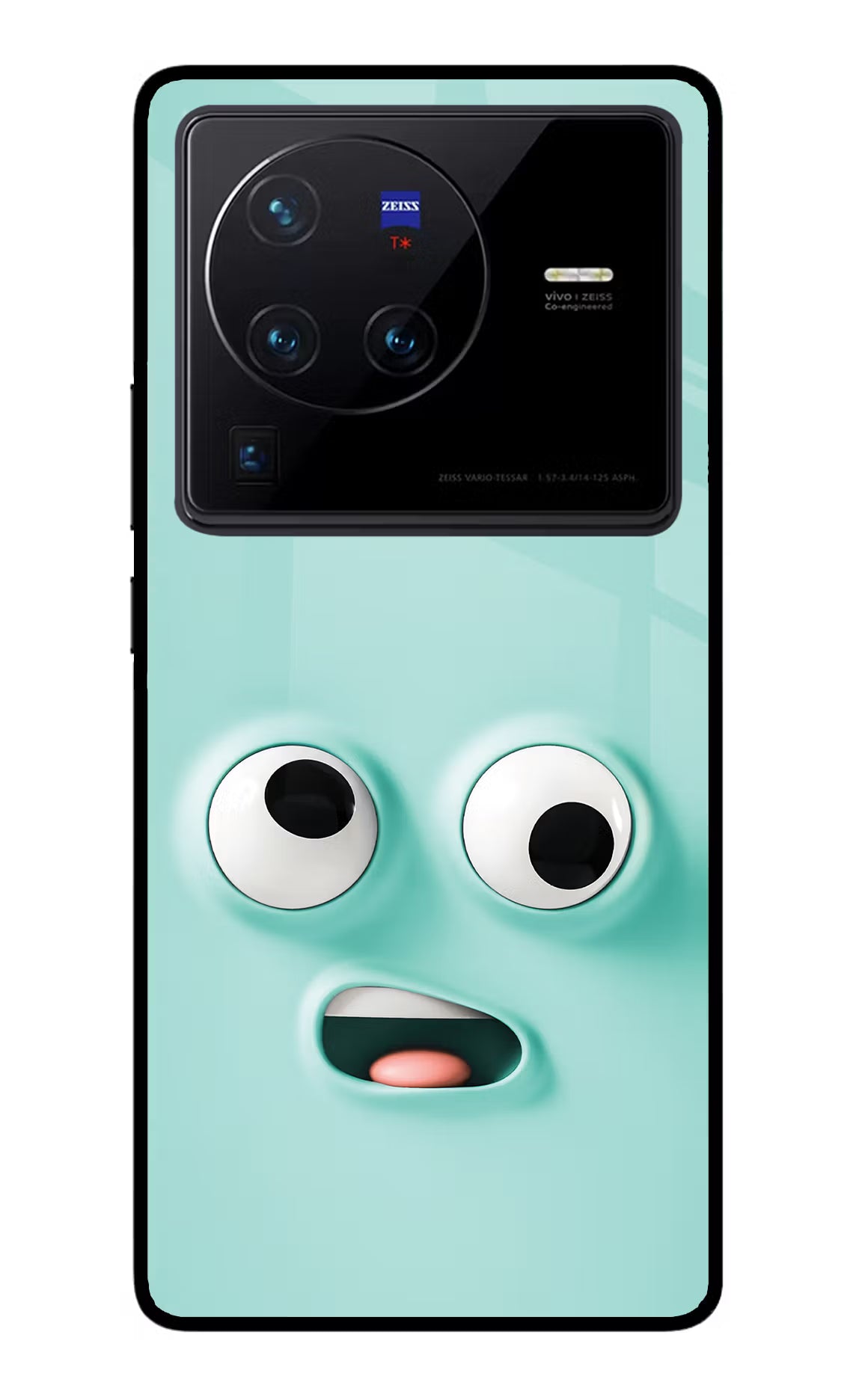 Funny Cartoon Vivo X80 Pro Glass Case