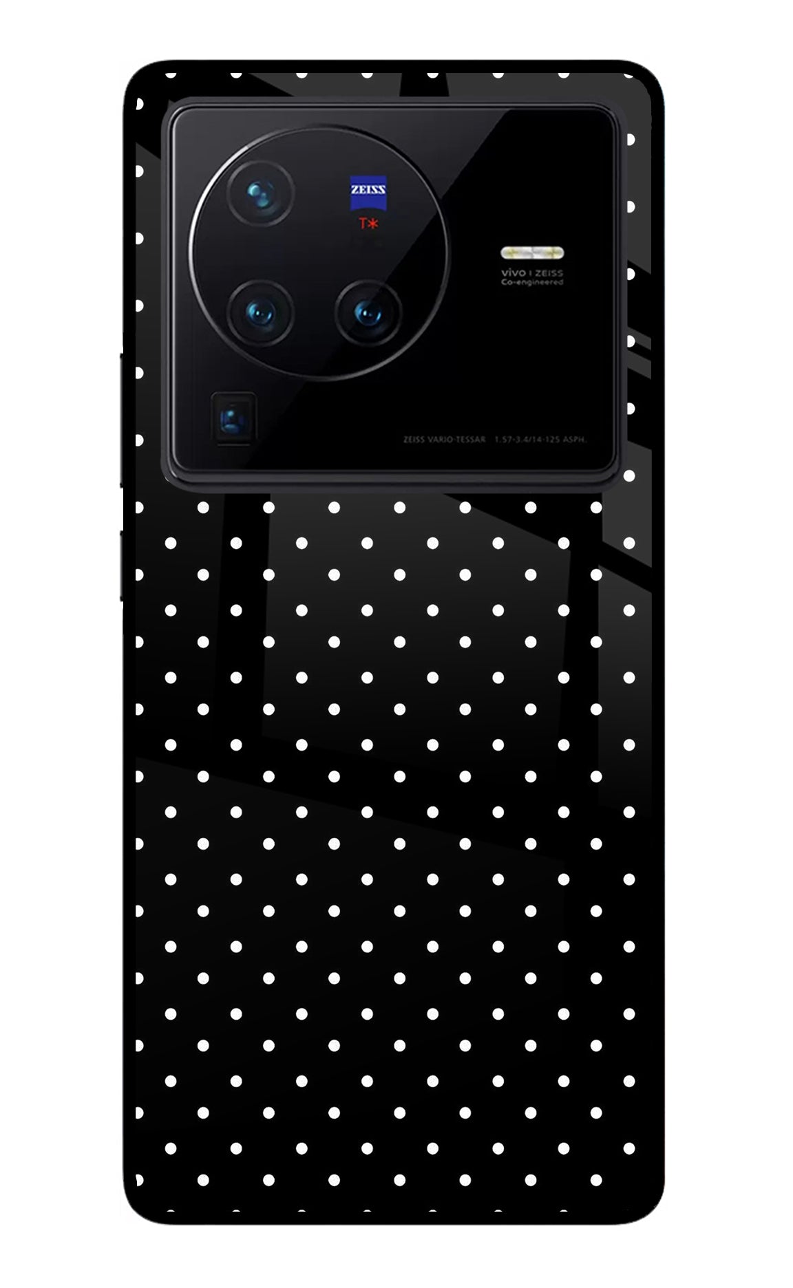 White Dots Vivo X80 Pro Back Cover