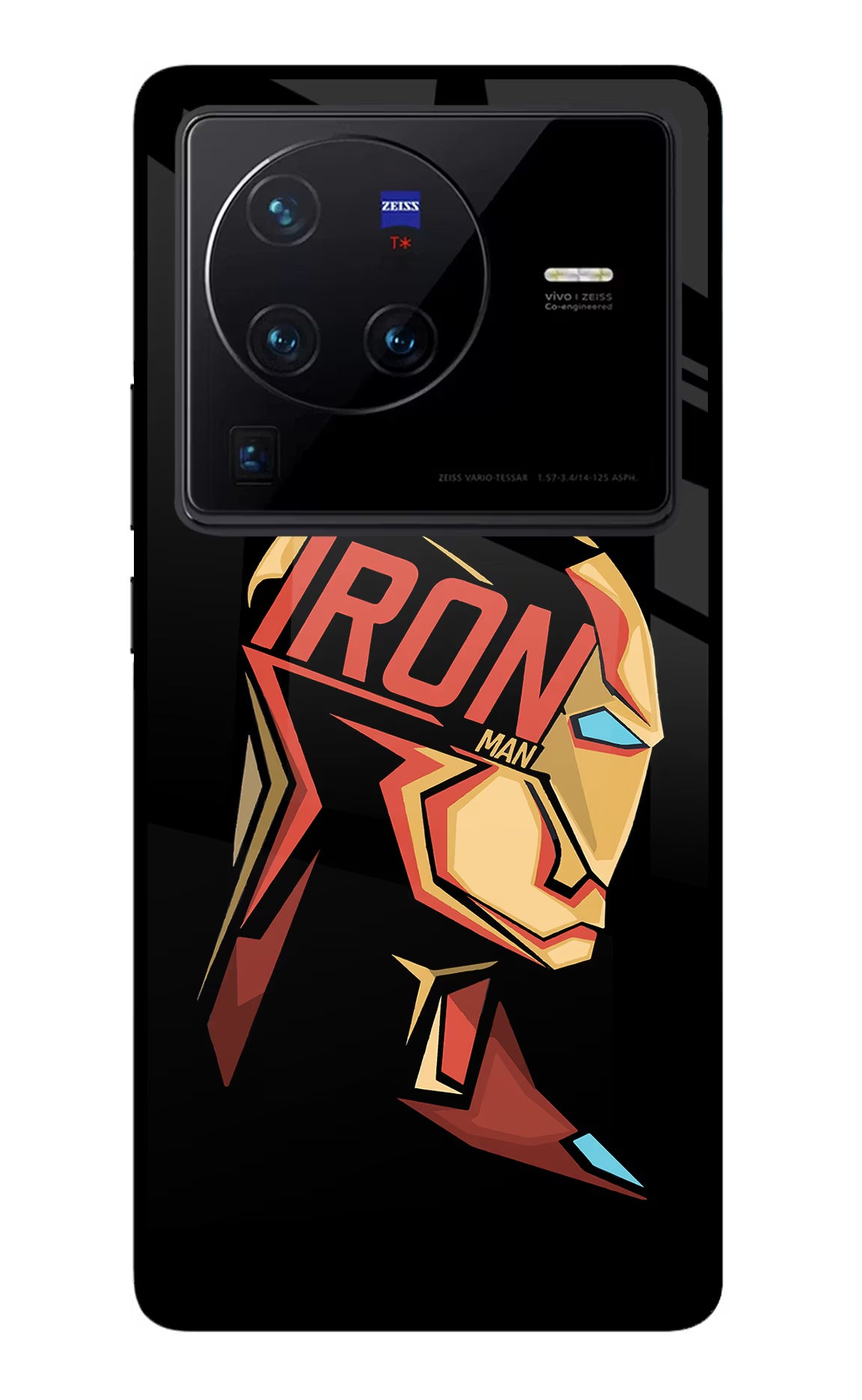IronMan Vivo X80 Pro Glass Case Back Cover by Casekaro